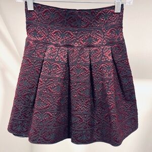 Bloomingdale’s Burgundy Mini Skirt by Aqua LIKE NEW!